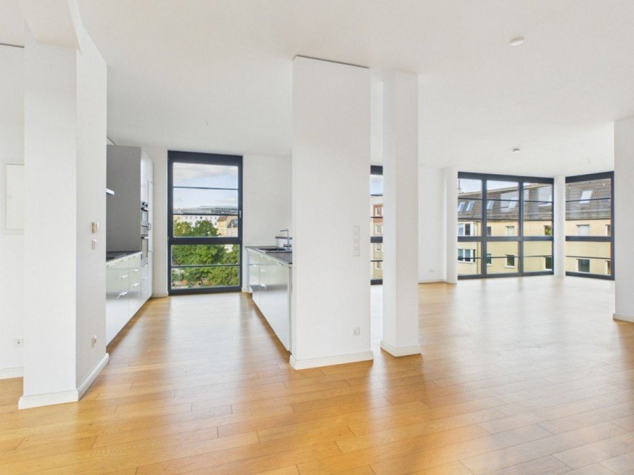 offener K�chen-/Wohnbereich Etagenwohnung Berlin