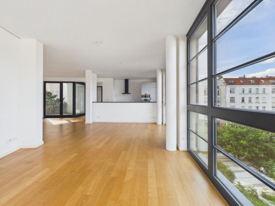 offener Wohnbereich Etagenwohnung Berlin