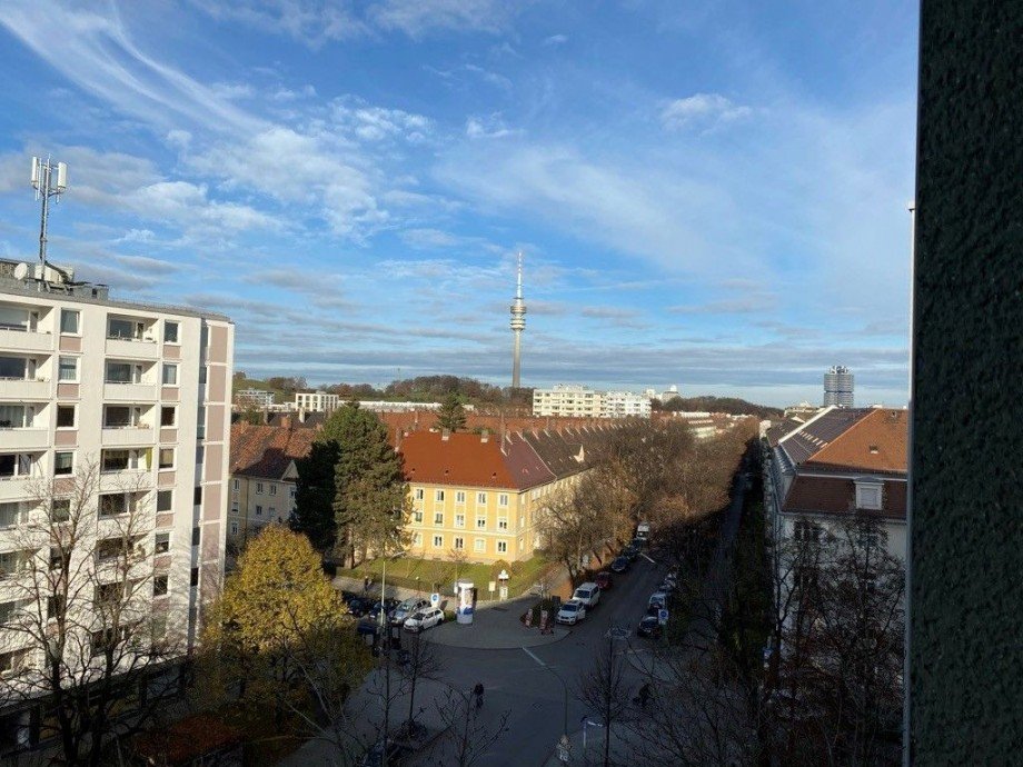 Blick vom Balkon Wohnung M�nchen