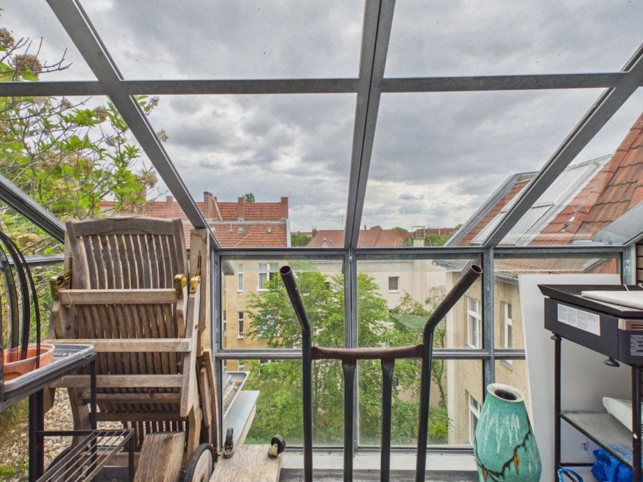 Beheizbares Gew�chshaus (2) Dachgeschosswohnung Berlin