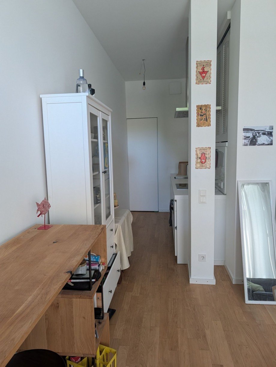 Blick in die K�che Erdgeschosswohnung M�nchen