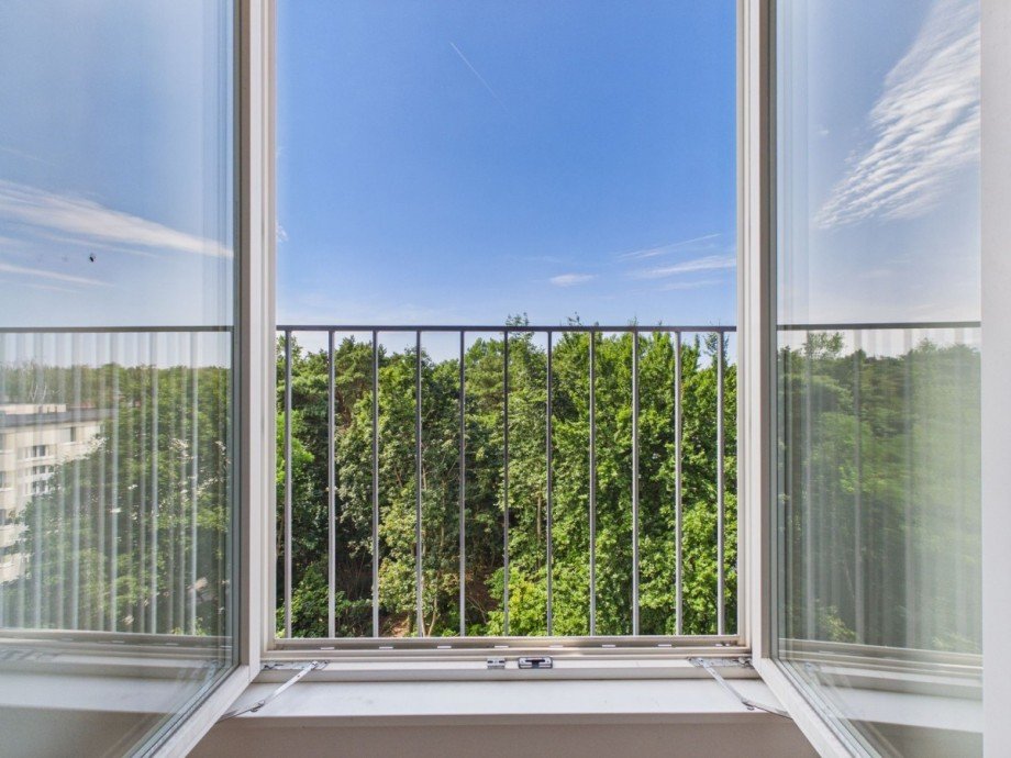 Blick aus dem zweiten Zimmer Dachgeschosswohnung Berlin
