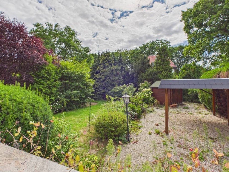 Blick in den Garten Wohnung Berlin