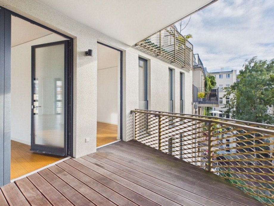 Balkonansicht Etagenwohnung Berlin