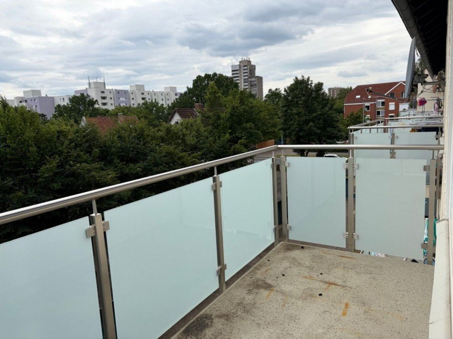 Balkon mit Stadtblick Wohnung Hannover