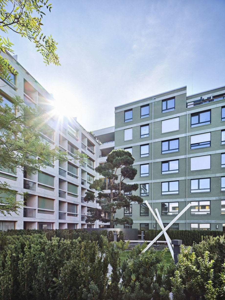 Hausansicht Innenhof Wohnung M�nchen
