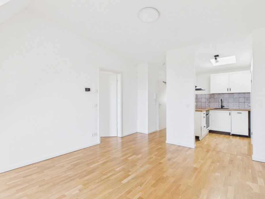 Erste Zi., offener Wohnbereich Dachgeschosswohnung Berlin