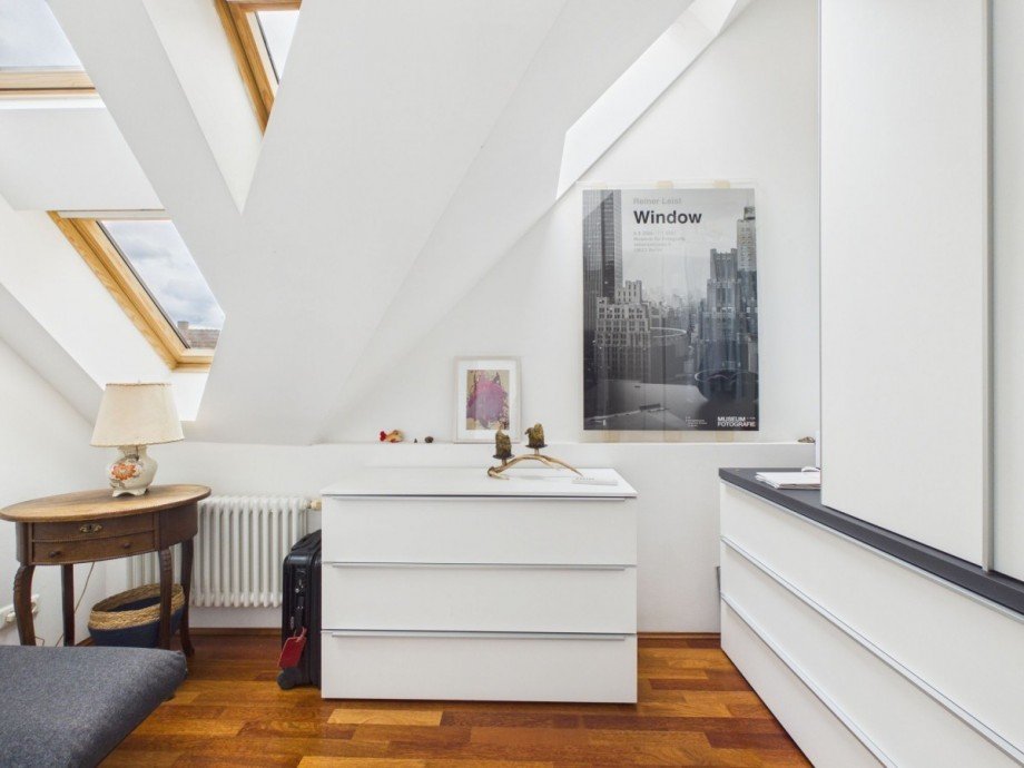 Erstes Schlafzimmer Dachgeschosswohnung Berlin